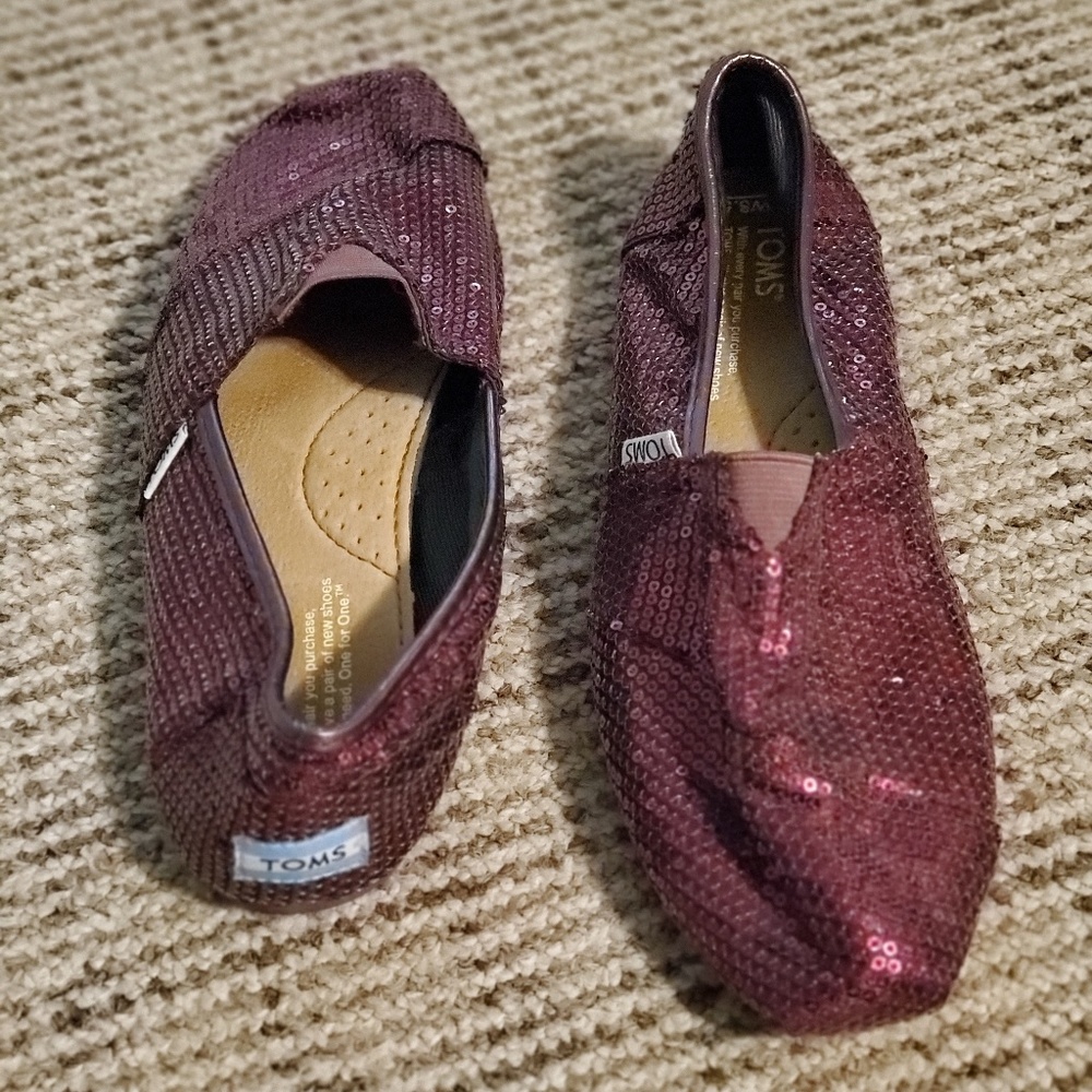 Sparkly Sequin Toms